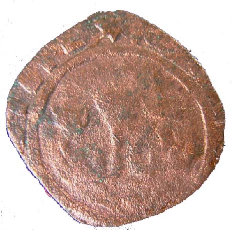 Moneda 1 Ceitil - João III (Grupo 2 - Castillo con muralla en dos cuerpos) | 1522 - 1536 - Anverso Anverso de 1 Ceitil - João III (Grupo 2 - Castillo con muralla en dos cuerpos)