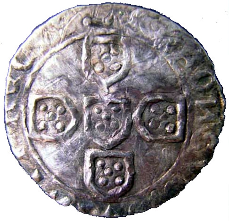 Moneda 1 Chinfrão - Alfonso V (ceca de Lisboa) | 1472 - 1481 - Reverso Reverso de 1 Chinfrão - Alfonso V (ceca de Lisboa)