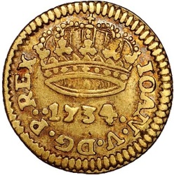 Reverso de 1 Cruzadinho - João V