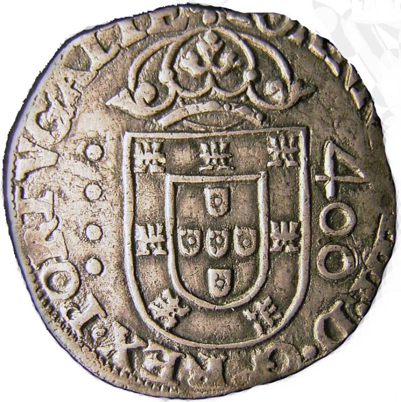 Anverso de 1 Cruzado - João IV (Oporto)