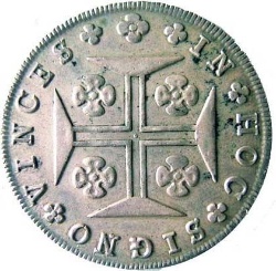 Reverso de 1 Cruzado - Juan VI