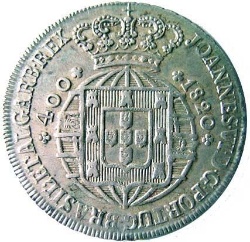 Anverso de 1 Cruzado - Juan VI