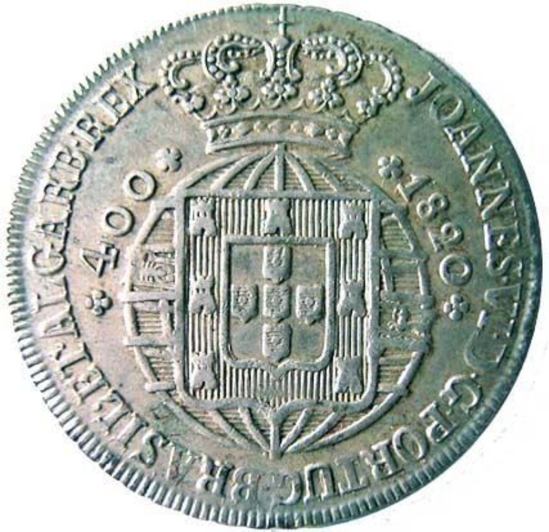 Anverso de 1 Cruzado - Juan VI