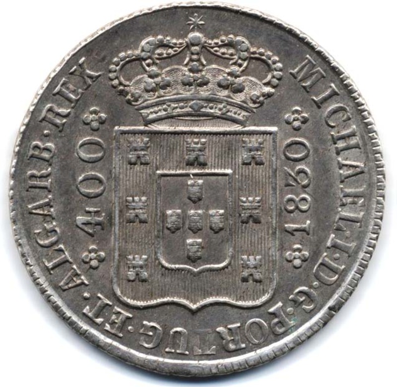 Anverso de 1 Cruzado - Miguel I
