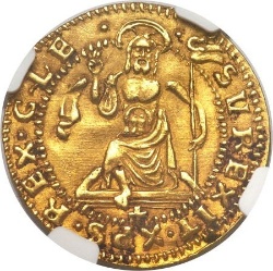 Reverso de 1 Ducato - Ercole I (1er tipo)