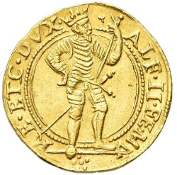 Anverso de 1 Ducato "Hungarian" - Alfonso II