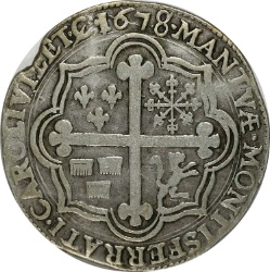 Reverso de 1 Escudo - Ferdinando Carlo