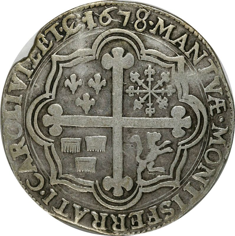 Reverso de 1 Escudo - Ferdinando Carlo