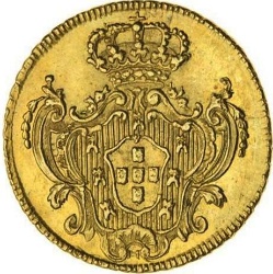Reverso de 1 Escudo - María I (ceca de Lisboa)