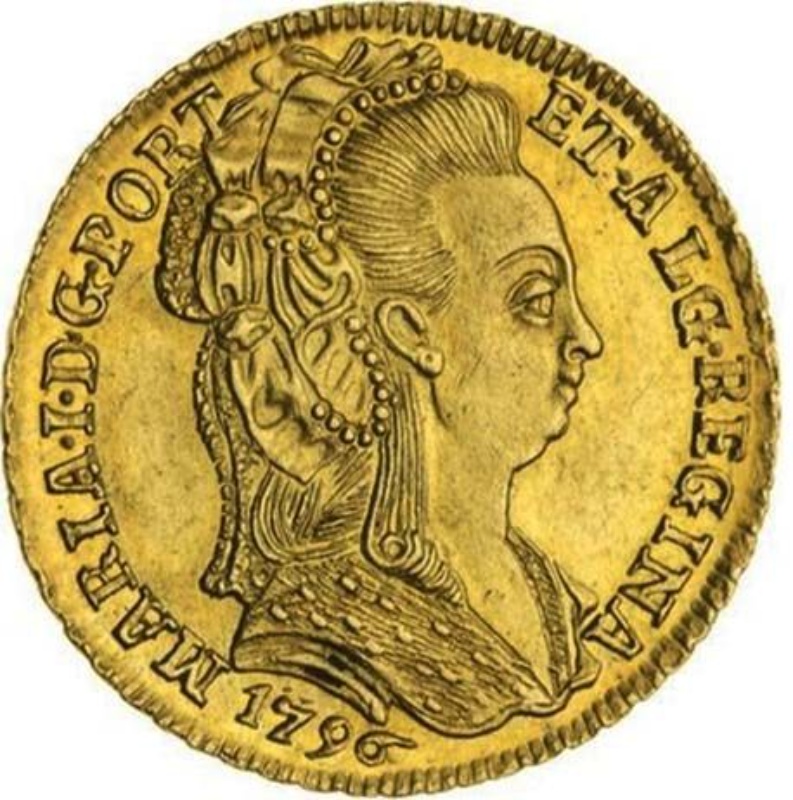 Moneda 1 Escudo - María I (ceca de Lisboa) | 1787 - 1796 - Anverso Anverso de 1 Escudo - María I (ceca de Lisboa)