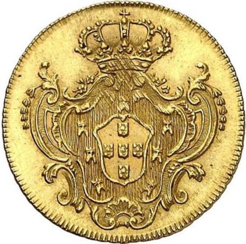 Moneda 1 Escudo - María I y Pedro III (cecas de Lisboa y Bahía) | 1777 - 1785 - Reverso Reverso de 1 Escudo - María I y Pedro III (cecas de Lisboa y Bahía)