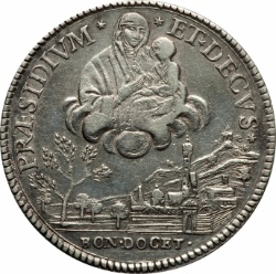 Reverso de 1 Escudo (Revolucionaria, con árbol)