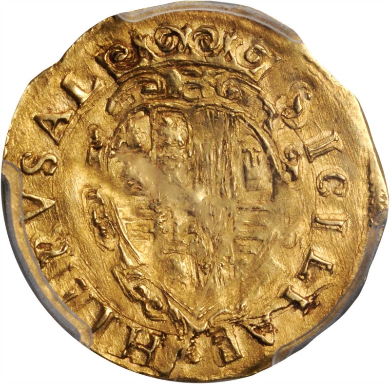 Reverso de 1 Escudo d'Oro - Filippo IV