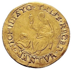 Reverso de 1 Escudo d'Oro - Guillermo I