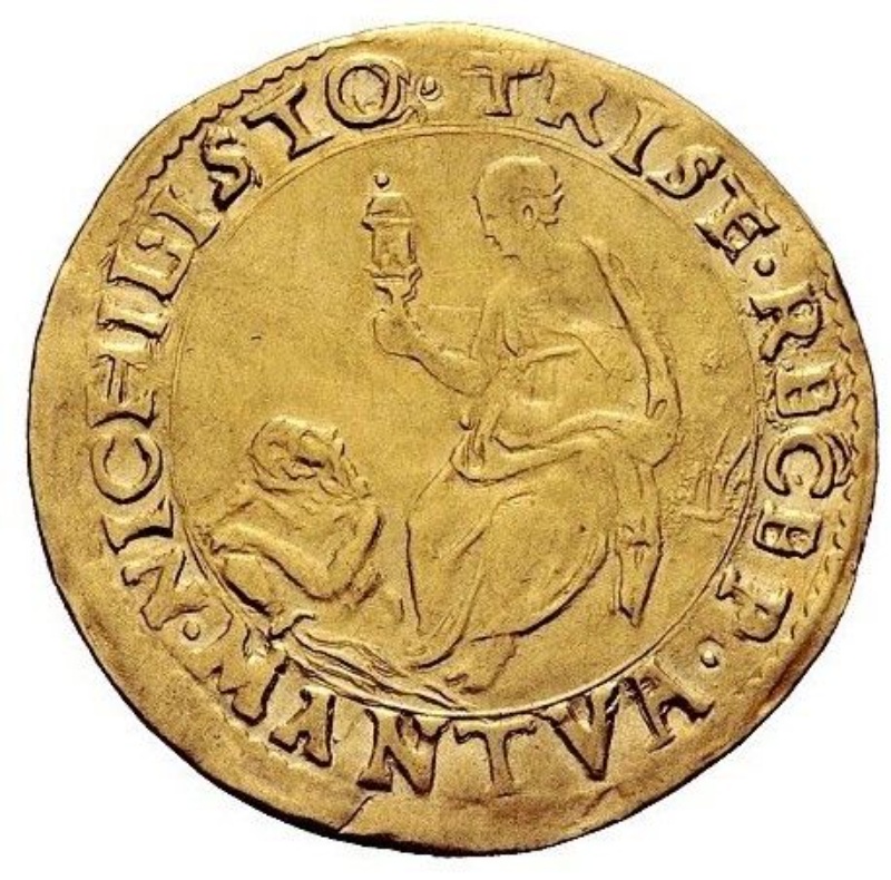 Reverso de 1 Escudo d'Oro - Guillermo I