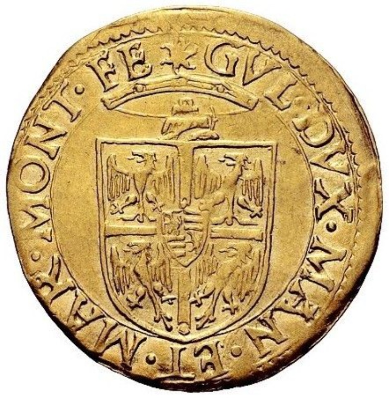 Anverso de 1 Escudo d'Oro - Guillermo I