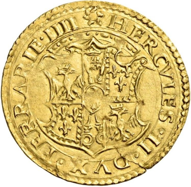 Anverso de 1 Escudo d'Oro - Hercules II