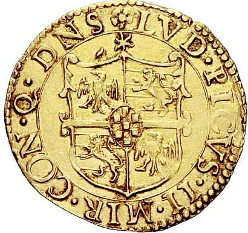 Anverso de 1 Escudo d'Oro - Ludovico II (1er tipo)