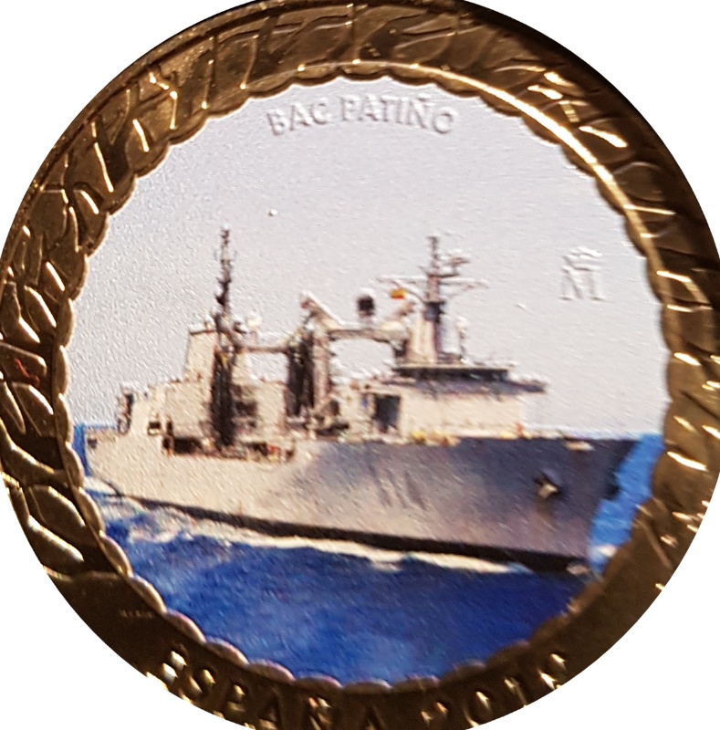 Anverso de 1 ½ Euro (y medio) (B.A.C Patiño)