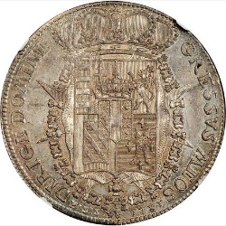 Reverso de 1 Francescone - Pietro Leopoldo (Codino)