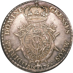 Reverso de 1 Francescone - Pietro Leopoldo