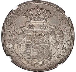 Reverso de 1 Francescone - Pietro Leopoldo/Leopold II