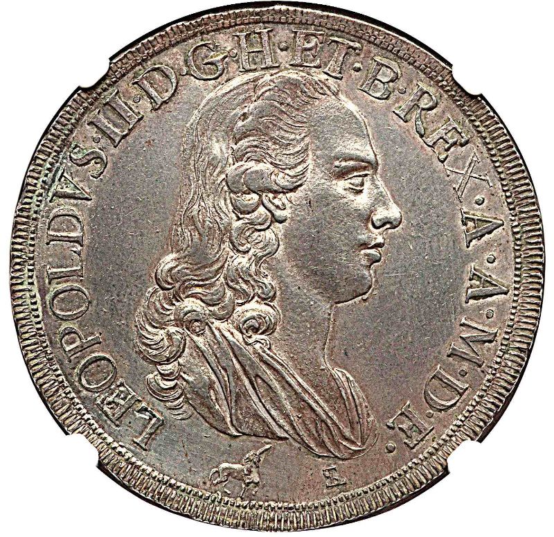 Anverso de 1 Francescone - Pietro Leopoldo/Leopold II