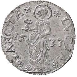 Reverso de 1 Lira - Carlo I