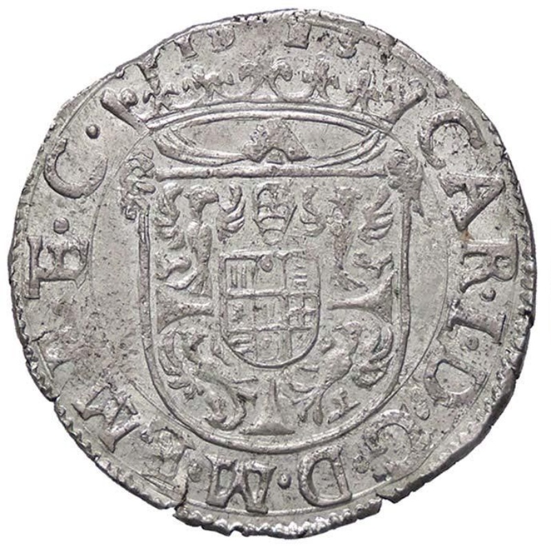 Anverso de 1 Lira - Carlo I