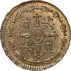 Reverso de 1 Maravedí - Carlos III