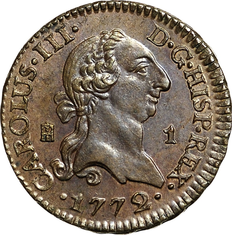 Anverso de 1 Maravedí - Carlos III