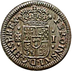 Anverso de 1 Maravedí - Fernando VI (Segovia)