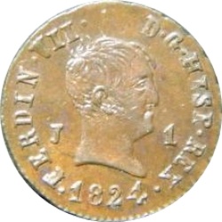 Anverso de 1 Maravedí - Fernando VII (Jubia)