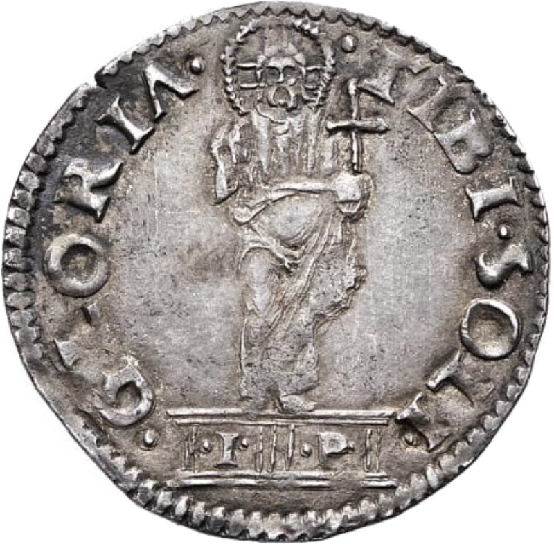 Reverso de 1 Mocenigo - Agostino Barbarigo