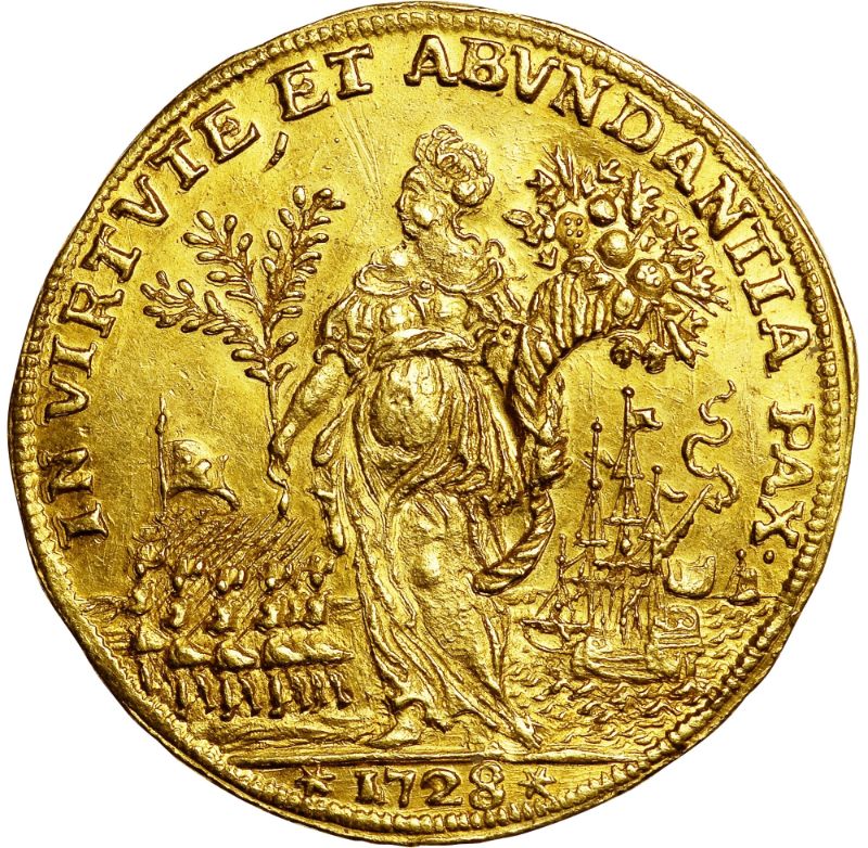 Reverso de 1 Osella - Alvise III Mocenigo