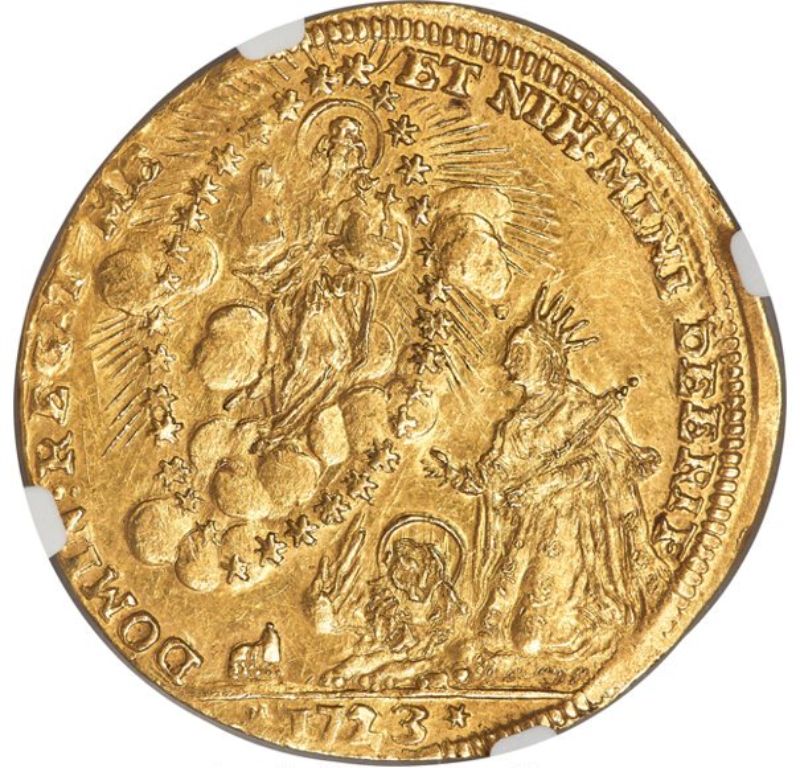 Reverso de 1 Osella - Alvise Mocenigo III