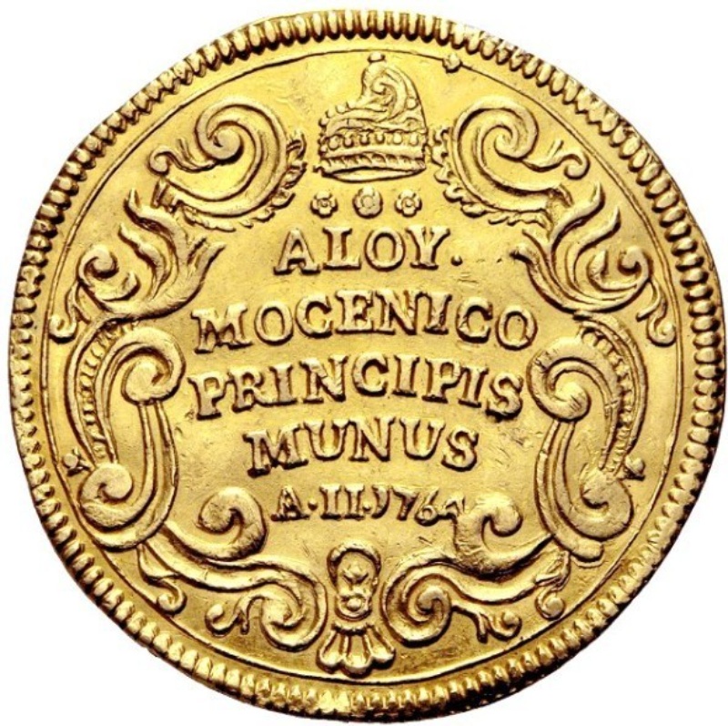 Reverso de 1 Osella - Alvise Mocenigo IV