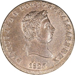 Anverso de 1 Pataco - Pedro IV