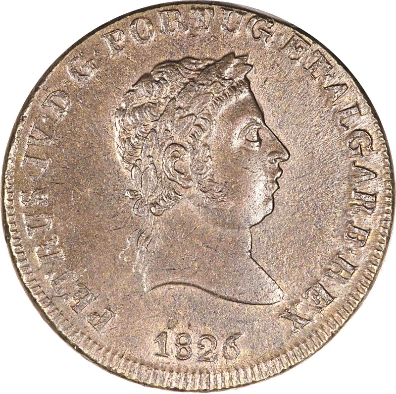 Anverso de 1 Pataco - Pedro IV
