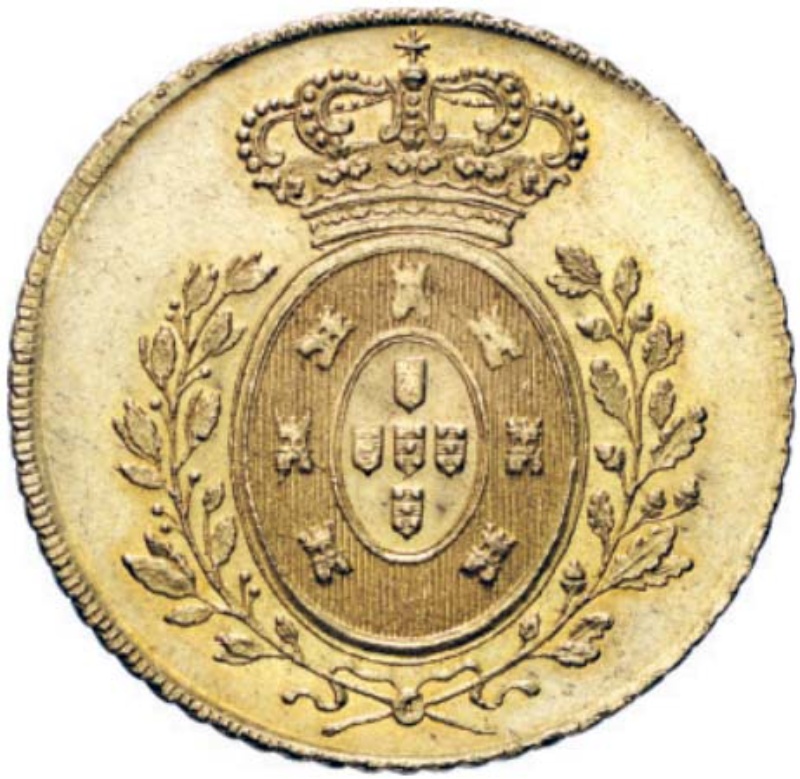 Moneda 1 Peça - Pedro IV | 1826 - 1828 - Reverso Reverso de 1 Peça - Pedro IV