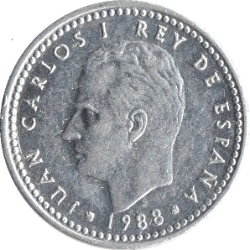 Monedas de peseta española