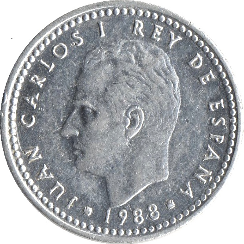 Anverso de 1 Peseta - Juan Carlos I