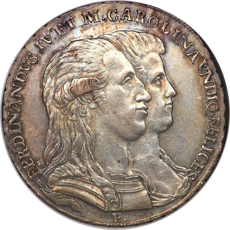 Anverso de 1 Piastra - Ferdinando IV