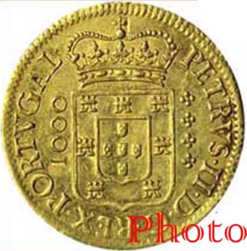 Anverso de 1 Quartinho - Pedro II (Príncipe corona, ceca de Lisboa)