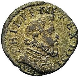 Anverso de 1 Quattrino - Filippo III