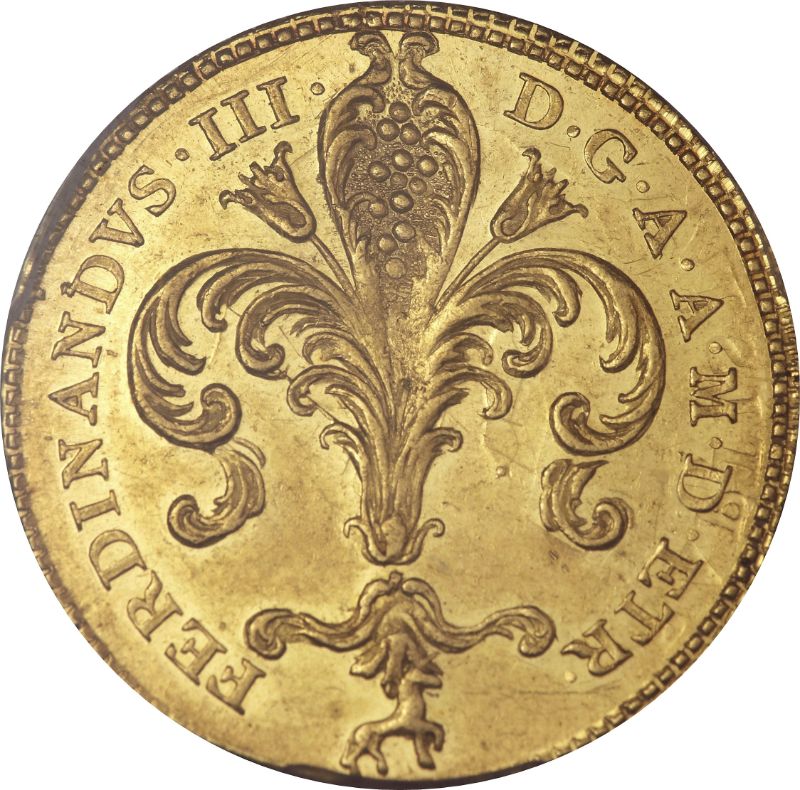 Anverso de 1 Ruspone - Ferdinando III