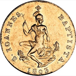 Reverso de 1 Ruspone - Louis I