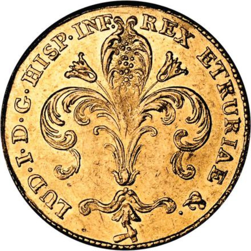 Anverso de 1 Ruspone - Louis I