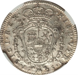 Reverso de 1 Tari - Carlo VI