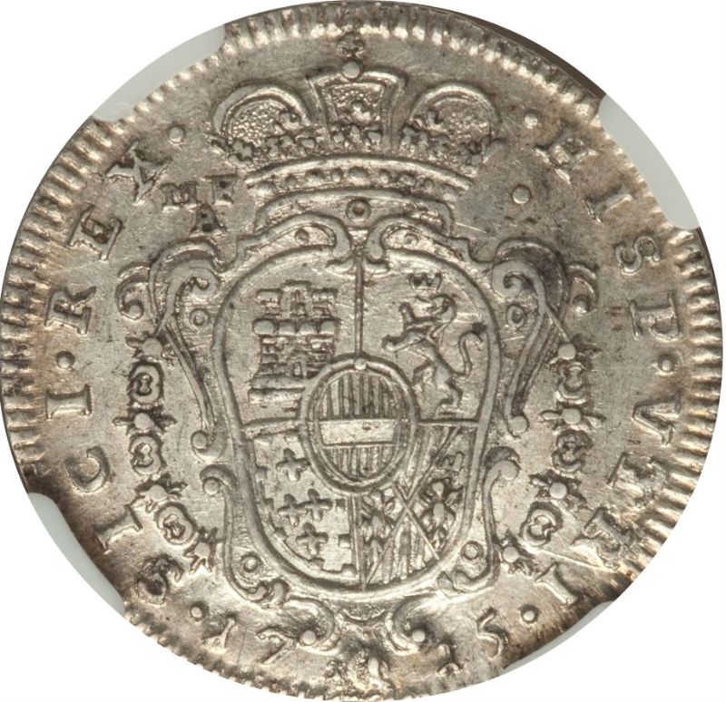 Reverso de 1 Tari - Carlo VI